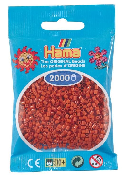 Produktbild: Mini-Perlen, 2000St. Rotbraun