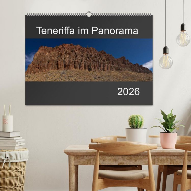Produktbild: Teneriffa im Panorama (Wandkalender 2026 DIN A2 quer), CALVENDO Monatskalender
