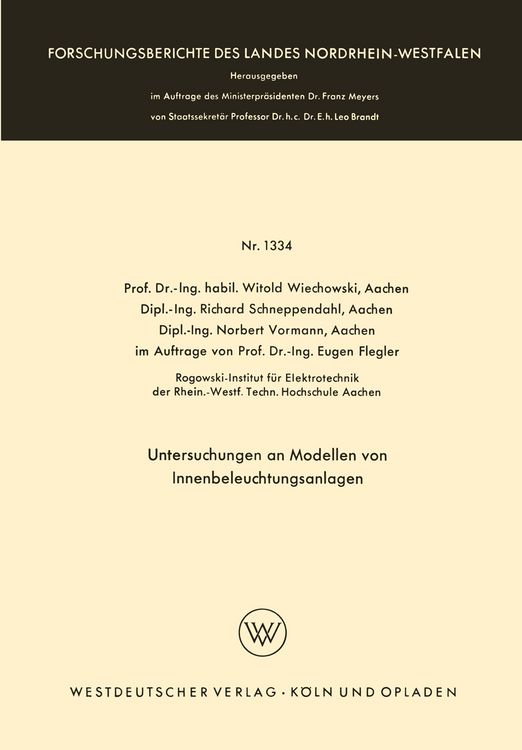 Produktbild: Untersuchungen an Modellen von Innenbeleuchtungsanlagen