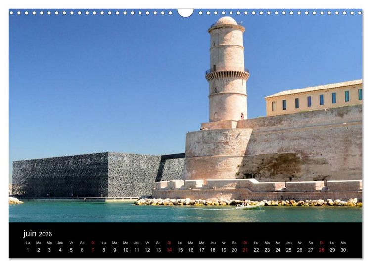 Produktbild: MARSEILLE (Calendrier mural 2026 DIN A3 vertical), CALVENDO calendrier mensuel