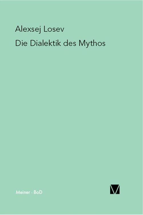 Produktbild: Die Dialektik des Mythos