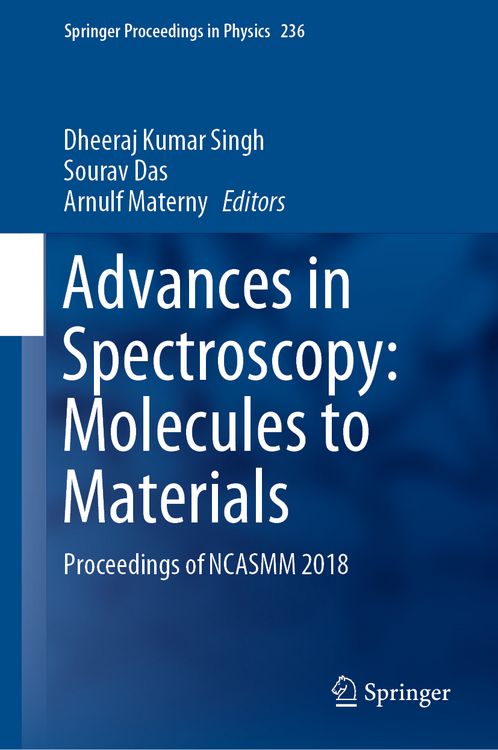 Produktbild: Advances in Spectroscopy: Molecules to Materials