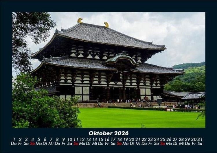 Produktbild: Tempel 2026 Fotokalender DIN A5