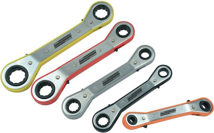 Produktbild: Br&uuml;der Mannesmann M27405 Ringschl&uuml;ssel-Satz 5teilig Schl&uuml;sselweite (Metrisch) 9 - 21mm