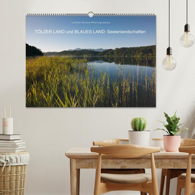 Produktbild: T&ouml;lzer Land und Blaues Land: Seelenlandschaften (Wandkalender 2026 DIN A2 quer), CALVENDO Monatskalender