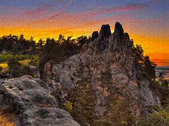 Produktbild: CALVENDO Puzzle Ein Motiv aus dem Kalender Der Harz, Naturschutzgebiet Teufelsmauer | 1000 Teile Lege-Gr&ouml;&szlig;e 64x48cm Foto-Puzzle f&uuml;r gl&uuml;ckliche Stunden