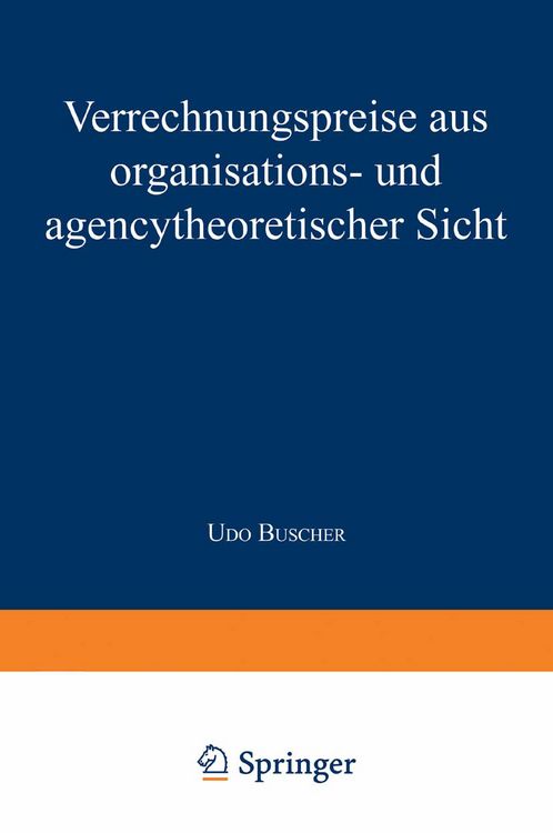 Produktbild: Verrechnungspreise aus organisations- und agencytheoretischer Sicht