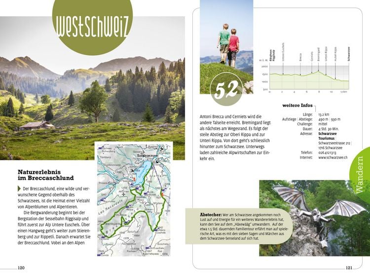 Produktbild: K&uuml;mmerly+Frey Erlebnis Schweiz Wandern - Wanderf&uuml;hrer