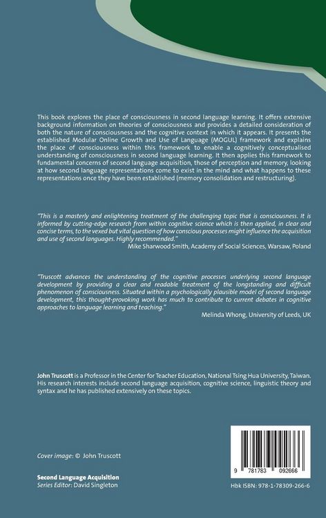 Produktbild: Consciousness and Second Language Learning