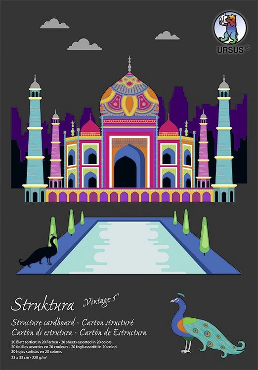 Produktbild: URSUS Sonderedtion "Struktura - Vintage 1", Block, 23 x 33 cm