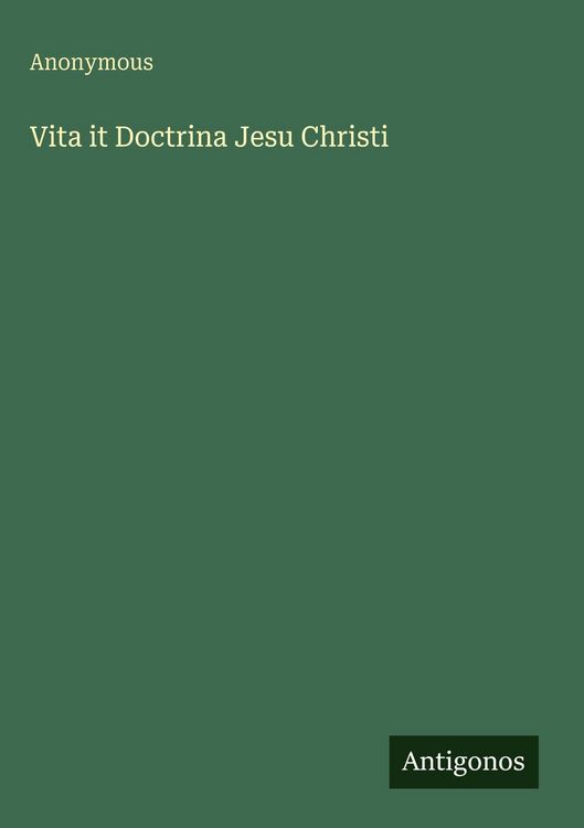 Produktbild: Vita it Doctrina Jesu Christi