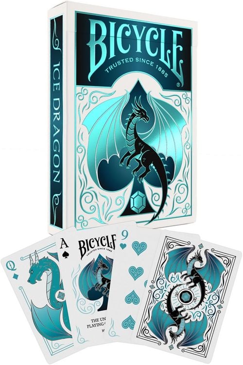 Produktbild: Bicycle&reg; Ice Dragon (Designer Spielkarten, Poker, Skat...)