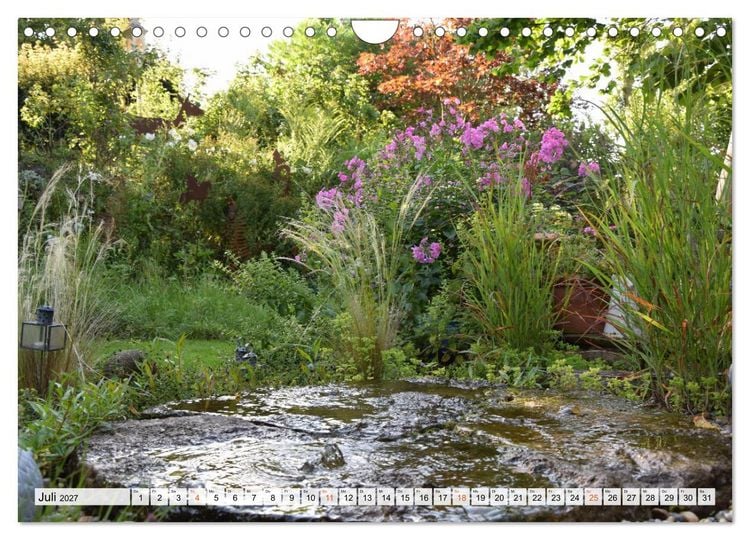 Produktbild: Momente im Garten (Wandkalender 2027 DIN A4 quer), CALVENDO Monatskalender