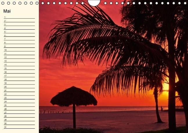 Produktbild: Immerw&auml;hrender Geburtstagskalender &ndash; Beautiful Sunsets (Wandkalender immerw&auml;hrend DIN A4 quer)