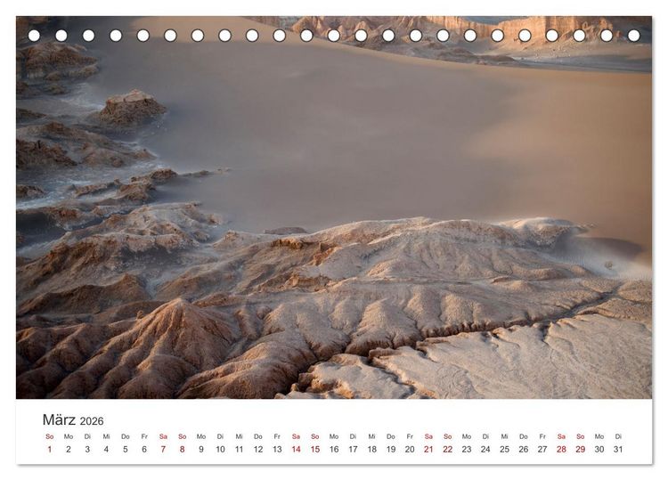 Produktbild: Die Farben der Anden - Argentinien und Chile (Tischkalender 2026 DIN A5 quer), CALVENDO Monatskalender