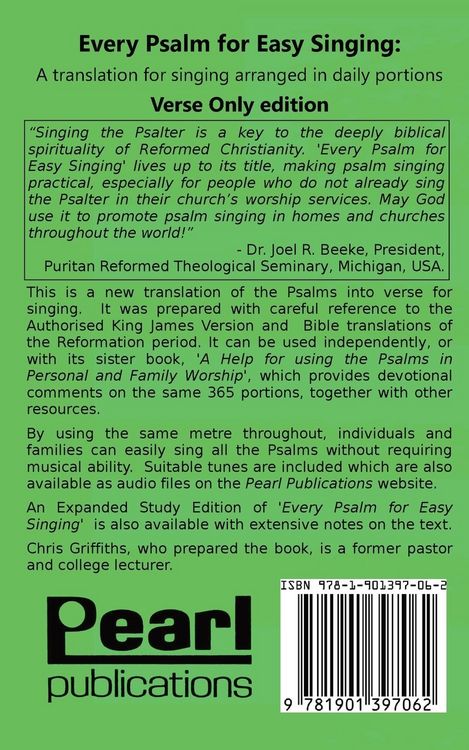 Produktbild: Every Psalm for Easy Singing