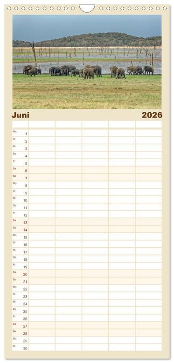 Produktbild: Familienplaner 2026 - Magic Places - Sehnsuchtsorte nah und fern mit 5 Spalten (Wandkalender, 21 x 45 cm) CALVENDO