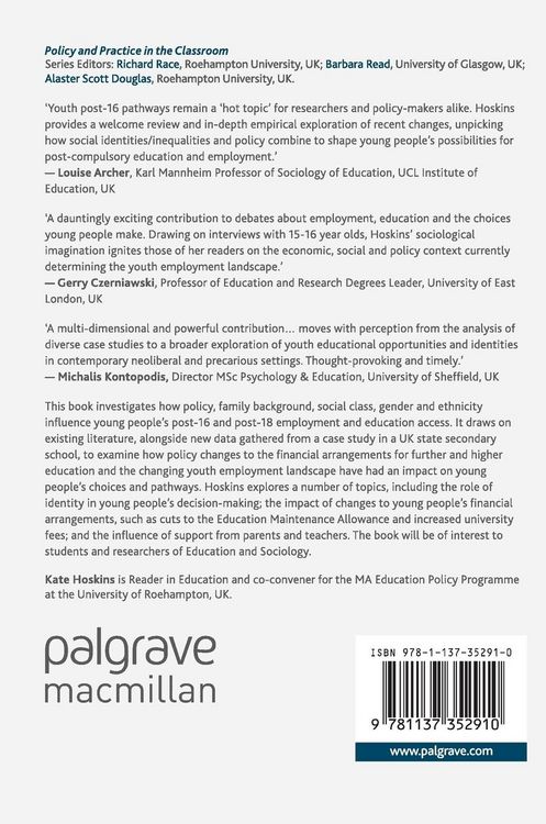 Produktbild: Youth Identities, Education and Employment
