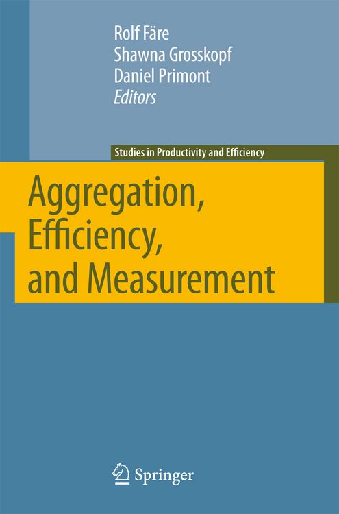Produktbild: Aggregation, Efficiency, and Measurement