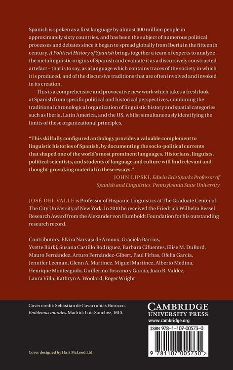 Produktbild: A Political History of Spanish