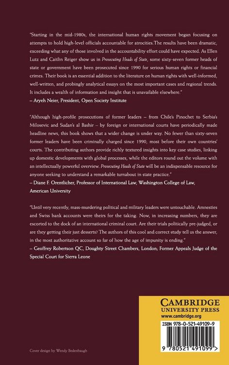 Produktbild: Prosecuting Heads of State