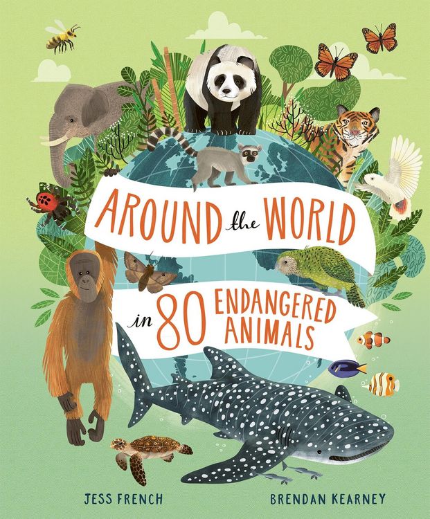 Produktbild: Around the World in 80 Endangered Animals