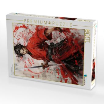 Produktbild: CALVENDO Puzzle Der standhafte Samurai | 1000 Teile Lege-Gr&ouml;&szlig;e 64x48cm Foto-Puzzle f&uuml;r gl&uuml;ckliche Stunden