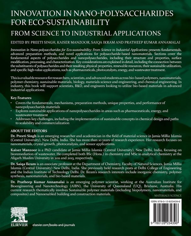 Produktbild: Innovation in Nano-polysaccharides for Eco-sustainability