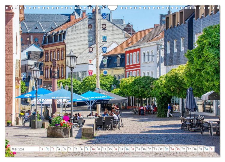 Produktbild: Sankt Ingbert - Charmante Kleinstadt im Saarland (Wandkalender 2026 DIN A3 quer), CALVENDO Monatskalender