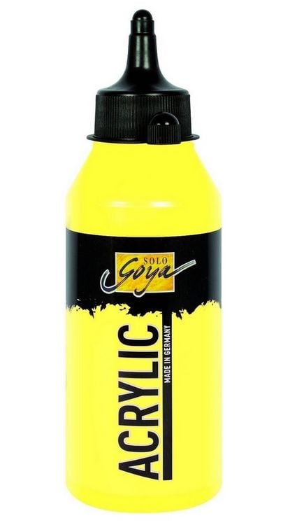 Produktbild: KREUL Acrylfarbe SOLO Goya zitron 250ml Flasche