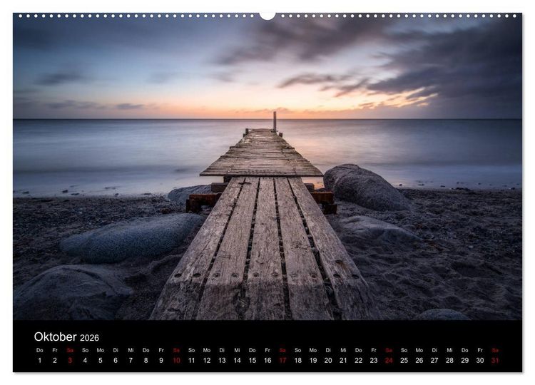 Produktbild: Ostholsteins Ostseek&uuml;ste (hochwertiger Premium Wandkalender 2026 DIN A2 quer), Kunstdruck in Hochglanz