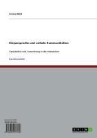 Produktbild: K&ouml;rpersprache und verbale Kommunikation