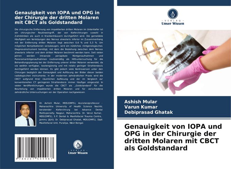 Produktbild: Genauigkeit von IOPA und OPG in der Chirurgie der dritten Molaren mit CBCT als Goldstandard