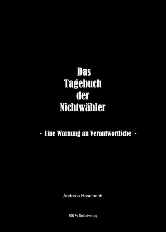 Produktbild: Tagebuch der Nichtw&auml;hler