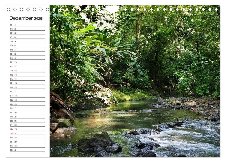 Produktbild: Costa Rica - Natur Pur (Wandkalender 2026 DIN A4 quer), CALVENDO Monatskalender