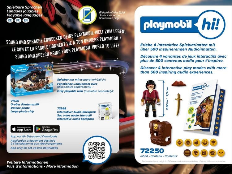 Produktbild: 72250 Magische Sticker "Piraten 71530"