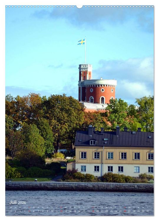 Produktbild: Stockholm - Stadtansichten (hochwertiger Premium Wandkalender 2026 DIN A2 hoch), Kunstdruck in Hochglanz