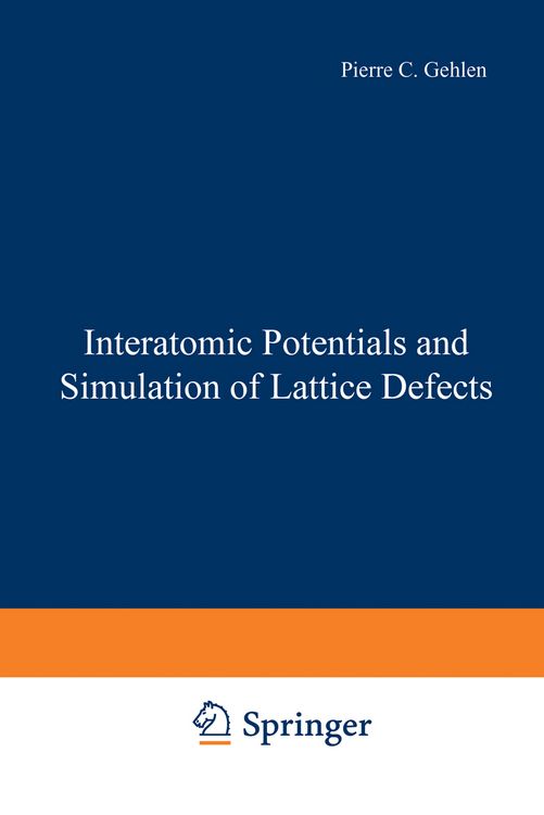 Produktbild: Interatomic Potentials and Simulation of Lattice Defects