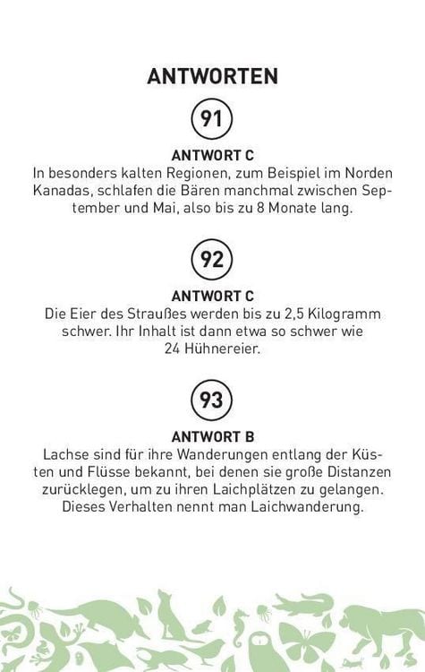Produktbild: Das gro&szlig;e Tier-Quiz I ab 10 Jahren