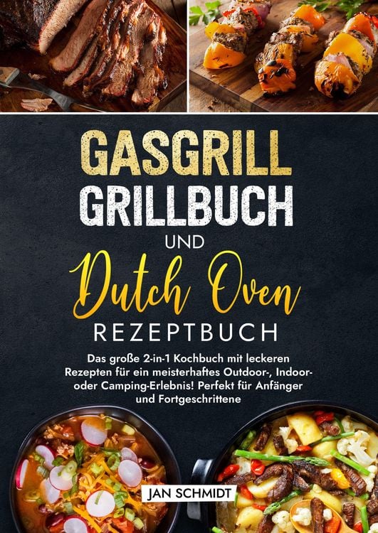Produktbild: Gasgrill Grillbuch und Dutch Oven Rezeptbuch