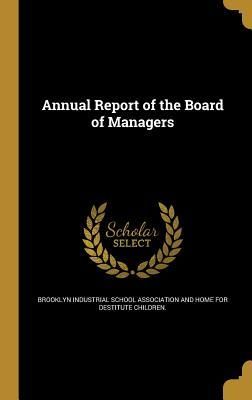 Produktbild: Annual Report of the Board of Managers