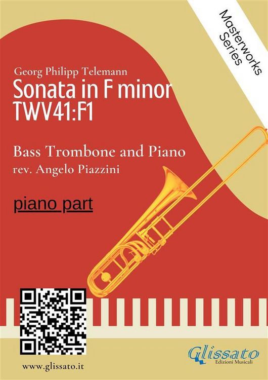 Produktbild: (piano part) Sonata in F minor - Bass Trombone and Piano
