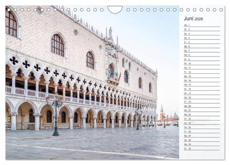 Produktbild: Venedig - Stille Momente (Wandkalender 2026 DIN A4 quer), CALVENDO Monatskalender