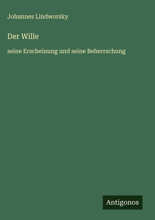 Produktbild: Der Wille