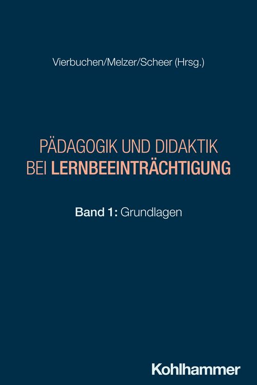 Produktbild: P&auml;dagogik und Didaktik bei Lernbeeintr&auml;chtigung