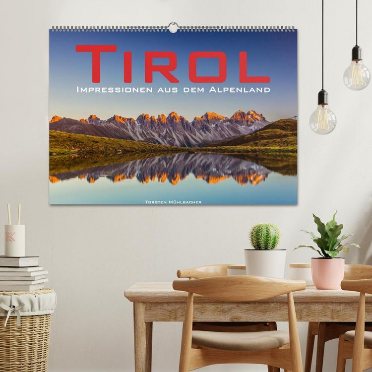 Produktbild: Tirol &ndash; Impressionen aus dem Alpenland (Wandkalender 2026 DIN A2 quer), CALVENDO Monatskalender