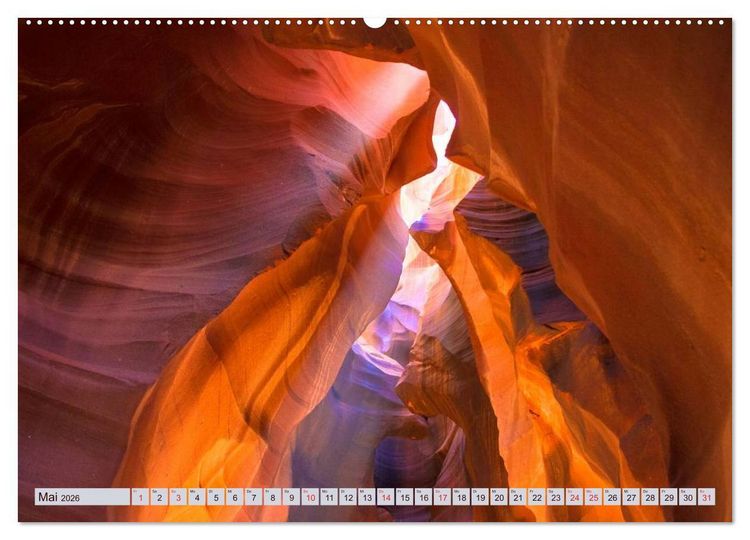 Produktbild: Der S&uuml;dwesten der USA. Freiheit und Weite (hochwertiger Premium Wandkalender 2026 DIN A2 quer), Kunstdruck in Hochglanz