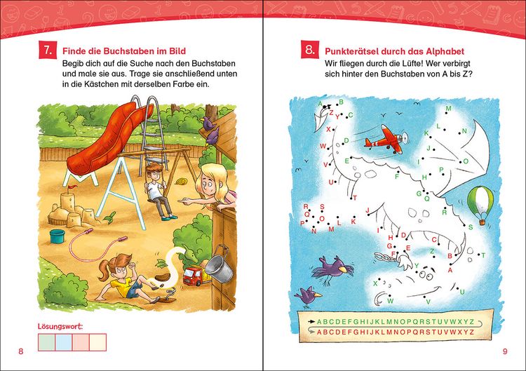 Produktbild: Lesel&ouml;wen R&auml;tsel-Rallye f&uuml;r Erstleser - 1. Klasse (Orange)
