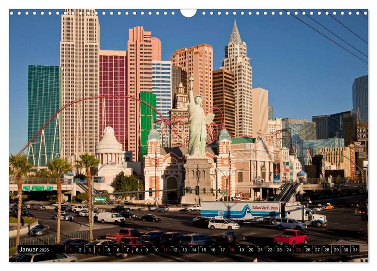 Produktbild: Las Vegas (Wandkalender 2026 DIN A3 quer), CALVENDO Monatskalender