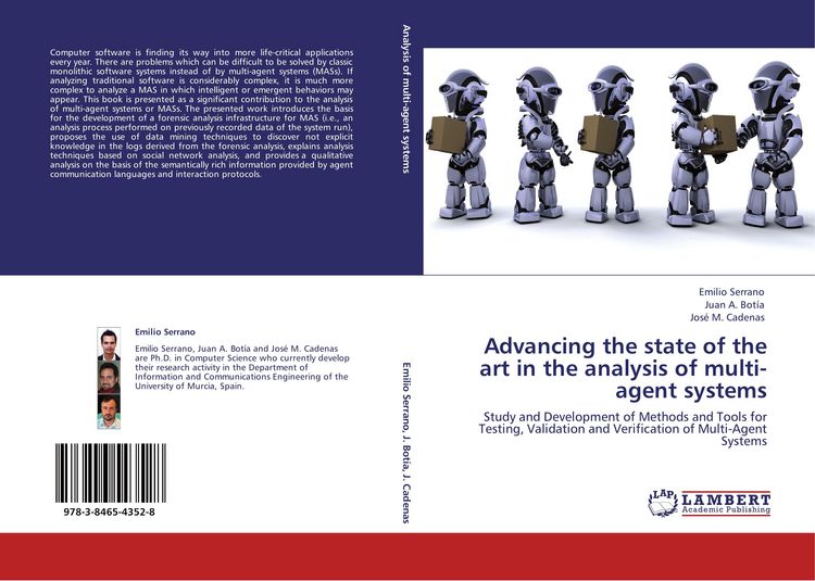 Produktbild: Advancing the state of the art in the analysis of multi-agent systems